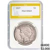 Image 1 : 1927 Peace Dollar PGA MS64