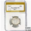 Image 1 : 1917 Standing Liberty Quarter PGA MS64 FH, TYPE 1