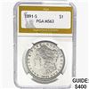 1891-S Morgan Silver Dollar PGA MS63
