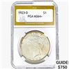 1923-D Silver Peace Dollar PGA MS64+