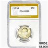 1934 Washington Silver Quarter PGA MS66