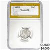 1942/1 Mercury Silver Dime PGA AU58