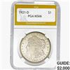 1921-D Morgan Silver Dollar PGA MS66