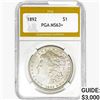 Image 1 : 1892 Morgan Silver Dollar PGA MS63+