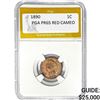 1890 Indian Head Cent PGA PR65 Red Cameo