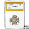 1917-D Buffalo Nickel PGA MS64