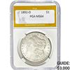 1892-O Morgan Silver Dollar PGA MS64