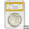 1891-CC Morgan Dollar PGA MS63