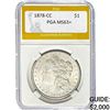 1878-CC Morgan Dollar PGA MS63+