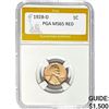 Image 1 : 1928-D Lincoln Cent PGA MS65 RED
