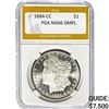 Image 1 : 1884-CC Morgan Dollar PGA MS66 DMPL