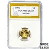 Image 1 : 1991 $5 Gold Eagle PGA PR69 DCAM