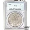 1885 Morgan Silver Dollar PCGS MS63