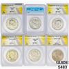 Image 1 : [6] 1965-2006 Kennedy Half Dollar ANACS/ICG SP/MS