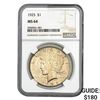 Image 1 : 1925 Silver Peace Dollar NGC MS64