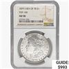 1879-S 7TF Rev 78 Morgan Silver Dollar NGC AU50 Top-100