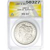 Image 1 : 1887 Morgan Dollar VAM-3A ANACS MS64