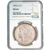 Image 1 : 1902-O Morgan Silver Dollar NGC MS64
