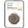 Image 1 : 1957-D Franklin Half Dollar NGC MS66 FBL