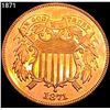 Image 1 : 1871 Two Cent Piece