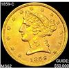 Image 1 : 1859-C $5 Gold Half Eagle