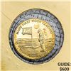 1979 10th ANNIV. Man's 1st Moon Landing 10K Gold Medal