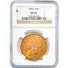 Image 1 : 1901 $20 Gold Double Eagle NGC MS63