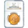 Image 1 : 1901 $20 Gold Double Eagle NGC MS63