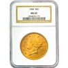 Image 1 : 1904 $20 Gold Double Eagle NGC MS63