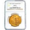 Image 1 : 1907 $20 Gold Double Eagle NGC MS62