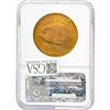 Image 2 : 1925 $20 Gold Double Eagle NGC MS63