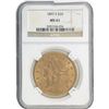 1897-S $20 Gold Double Eagle NGC MS61