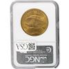 Image 2 : 1924 $20 Gold Double Eagle NGC MS63