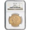 Image 1 : 1903 $20 Gold Double Eagle NGC MS63