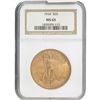 Image 1 : 1924 $20 Gold Double Eagle NGC MS63