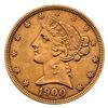 Image 1 : 1900 $5 Gold Half Eagle UNCIRCULATED