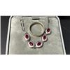 Image 2 : RUBY STERLING SILVER NECKLACE & SILVER BAND