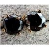 Image 1 : 14K YELLOW GOLD BLACK DIAMOND 0.8CT   EARRINGS, MADE IN CANADA, APPRAISED INSURANCE VALUE $1000