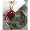 Image 1 : 10K YELLOW GOLD RUBY 1.7CT   PENDANT, SUGGESTED RETAIL VALUE $400