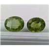 Image 2 : 11.9 CT CERTIFIED PERIDOT GEMSTONE PAIR ($8,570 APPRAISAL) -