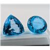 Image 4 : 23.6 CT CERTIFIED SWISS BLUE TOPAZ GEMSTONE ($4,035 APPRAISAL) -
