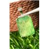Image 3 : 14.1 CT CERTIFIED EMERALD GEMSTONE PENDANT ($10,581 APPRAISAL) -