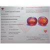 Image 1 : 17.05 CT CERTIFIED SPESSARTITE GARNET GEMSTONE PAIR ($17,090 APPRAISAL) -