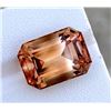 Image 2 : 16.61 CT CERTIFIED IMPERIAL TOPAZ GEMSTONE ($20,180 APPRAISAL) -