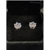 Image 1 : 925S 2.0CT EACH SIMULATED DIAMOND (CZ) STUD EARRINGS - MOUNTED IN 925 STERLING SILVER WITH WHITE