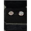 Image 2 : 14K GOLD PLATED 3.0CT EACH SIMULATED DIAMOND (CZ) STUD EARRINGS