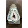 Image 1 : 8" X 8" AMETHYST GEODE WITH GREEN AGATE LISTED RETAIL $2200