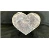 Image 1 : 8" X 6" AMETHYST CLUSTER HEART LISTED RETAIL $2200