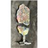 Image 2 : 7" X 3.5" AMETHYST TITANIUM AURA LISTED RETAIL $800