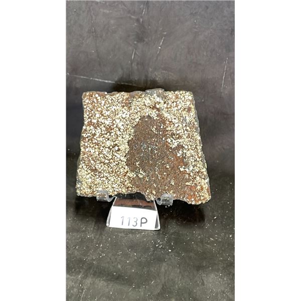 4" X 3.4" PYRAMID AND SHUNGITE SLAB LISTED RETAIL $800